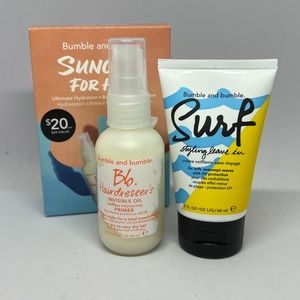 Bumble and Bumble Suncare For Hair Primer & Styling Leave In Travel Size Set NIB